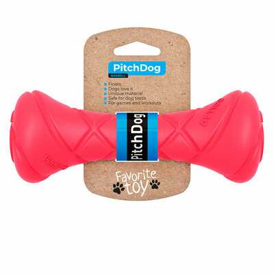 COLLAR PITCHDOG SZTANGA DO GRY 19 CM  RÓŻOWY