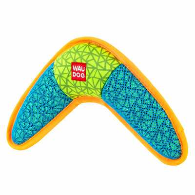 COLLAR WAUDOG BOOMERANG 24cm X 14cm BLUE