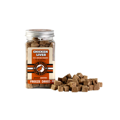 KIWI WALKER 100% WĄTRÓBKA DROBIOWA LIOFILIZOWANE SMACZKI 115G