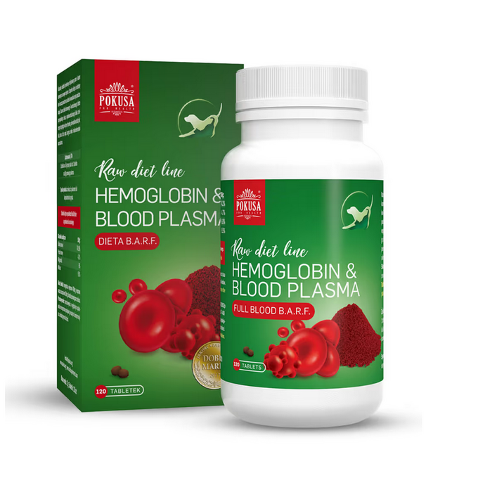 POKUSA RAWDIETLINE HEMOGLOBINA I OSOCZE 120 TABLETEK - DAISY ZOOLOGIA