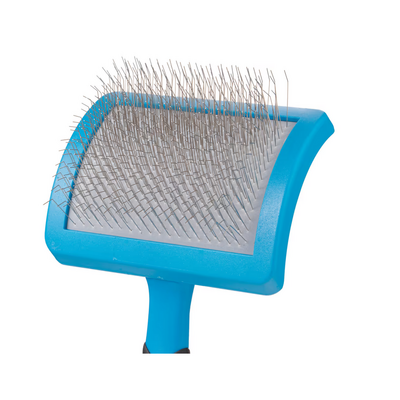 Szczotka dla psa SLICKER SOFT LARGE PUDLÓWKA PROFILOWANA Z DŁUGIMI PINAMI MIĘKKA DUŻA GROOM PROFESSIONAL